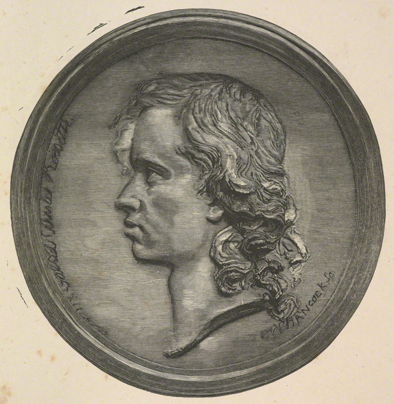 NPG P1273(56); Dante Gabriel Rossetti by Paul Jonnard, after  John Hancock