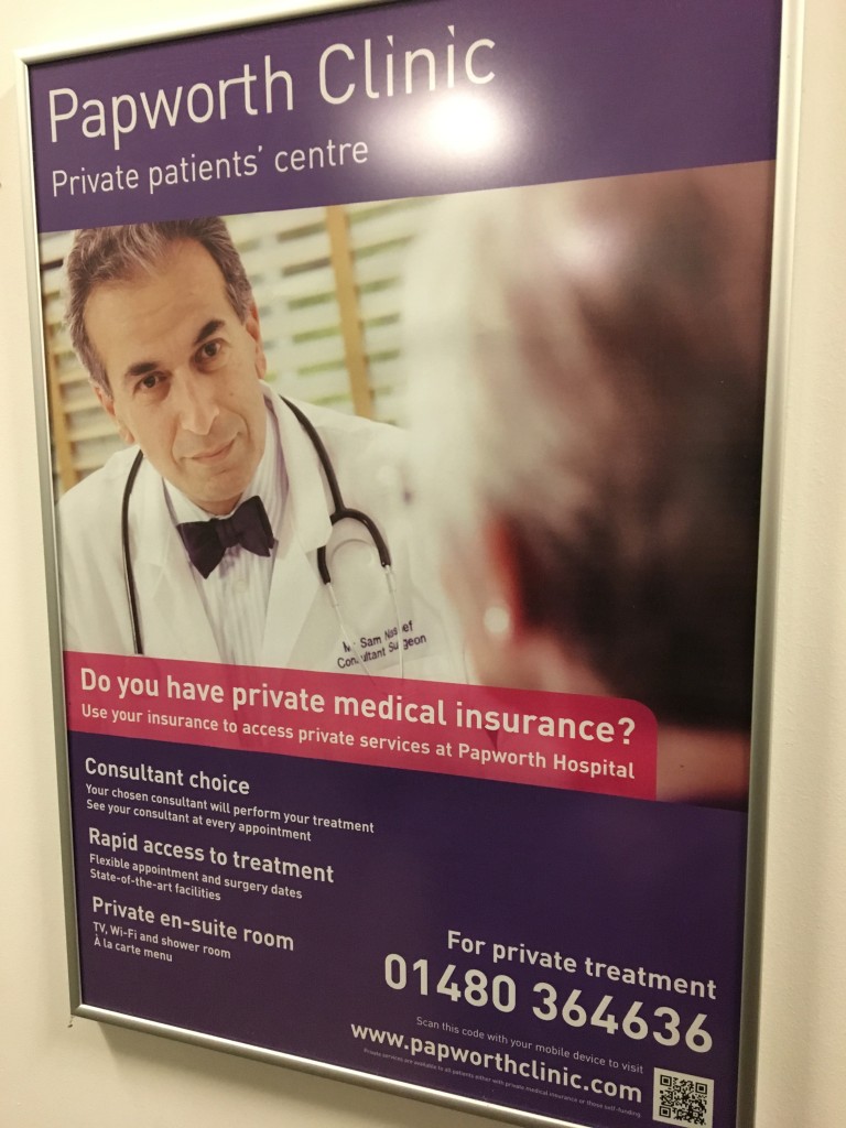 Mister Nashef is literally the poster boy for the hospital, incidentally.